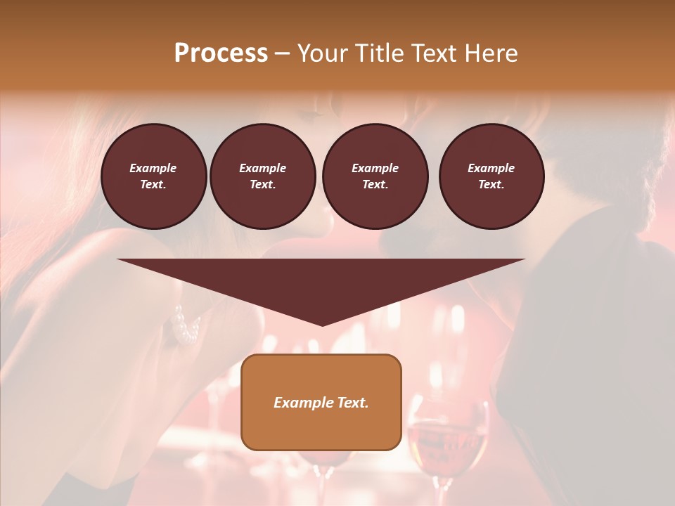 Toast Amour Woman PowerPoint Template