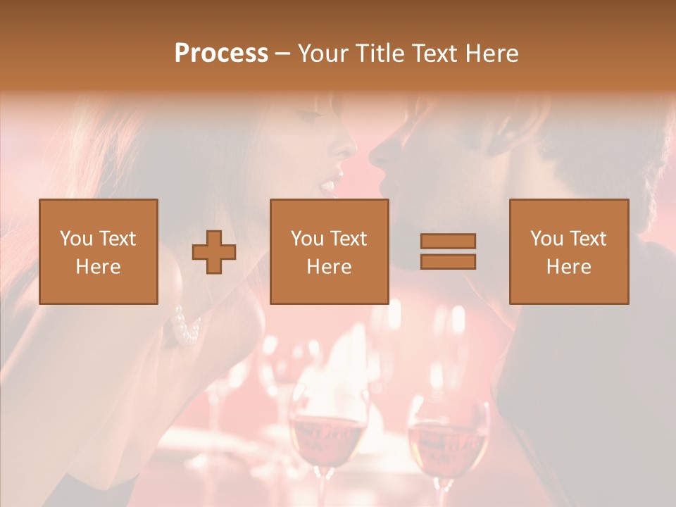 Toast Amour Woman PowerPoint Template