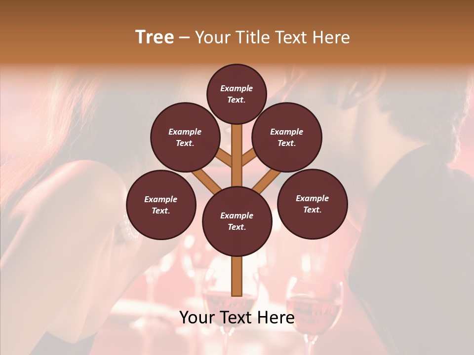 Toast Amour Woman PowerPoint Template