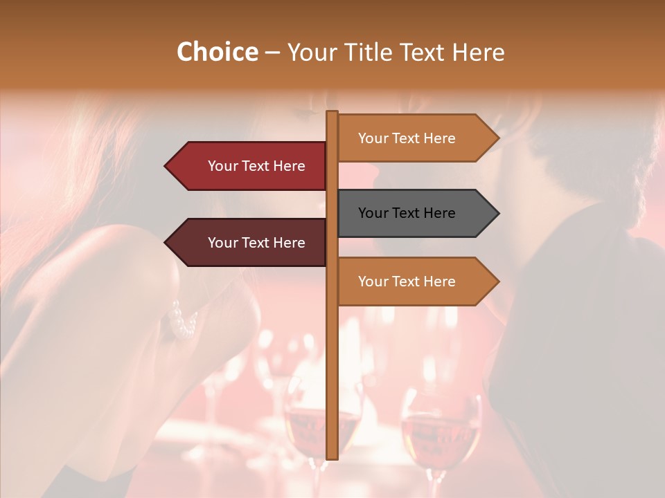 Toast Amour Woman PowerPoint Template