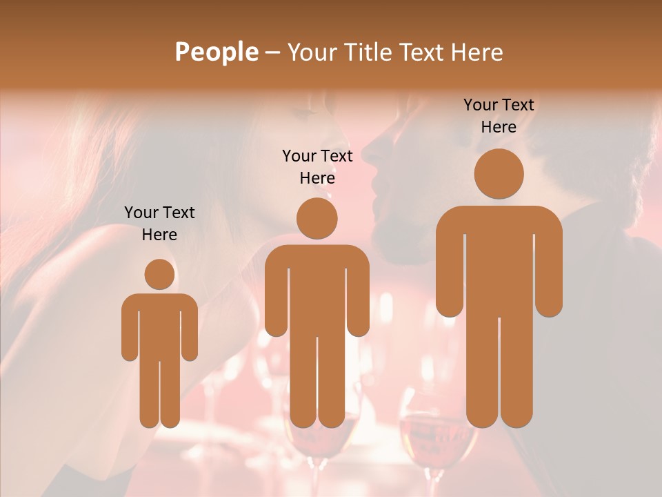 Toast Amour Woman PowerPoint Template