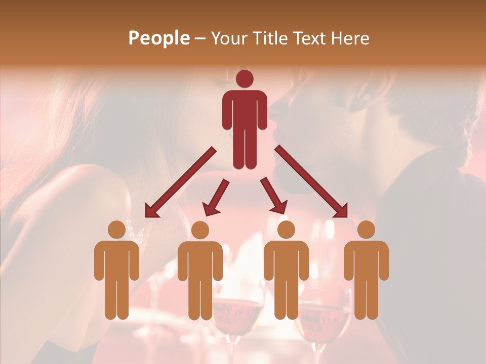 Toast Amour Woman PowerPoint Template