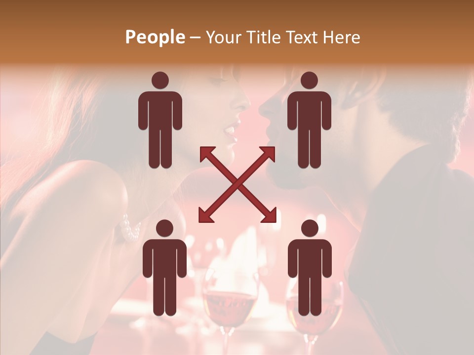 Toast Amour Woman PowerPoint Template