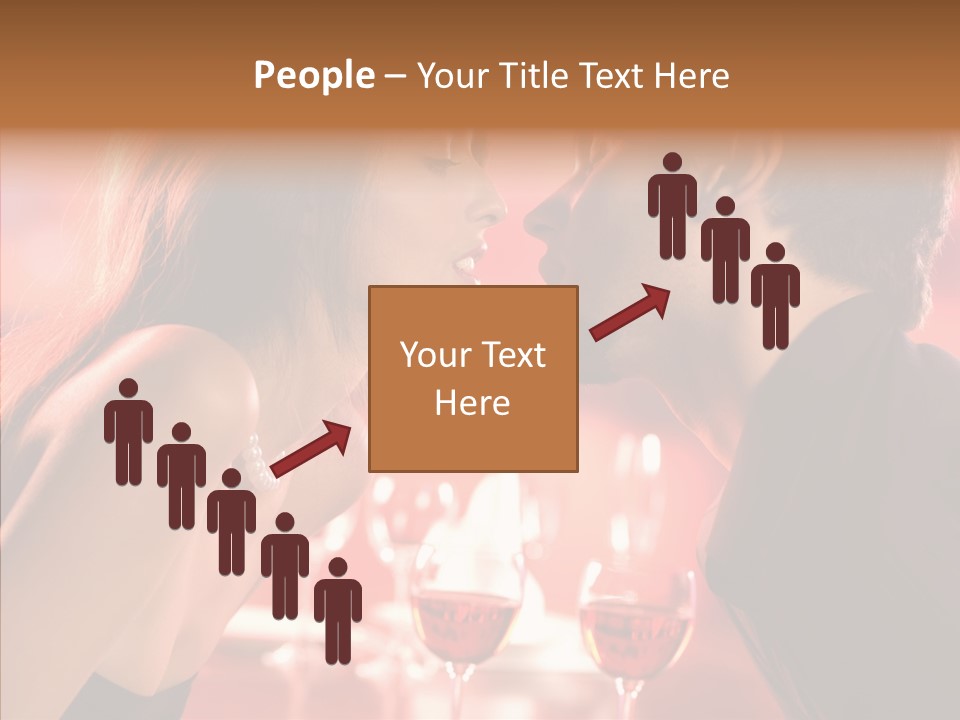 Toast Amour Woman PowerPoint Template