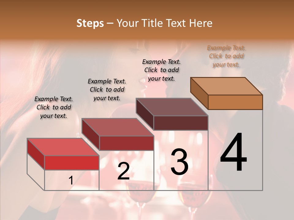 Toast Amour Woman PowerPoint Template