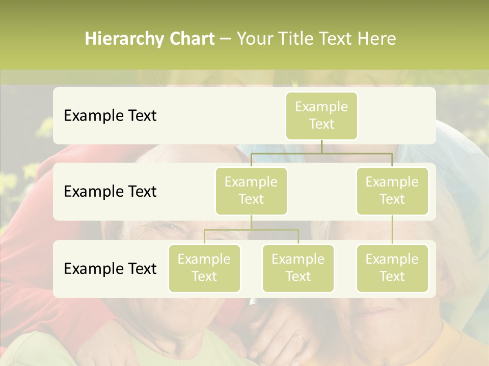 Middle Aged Face Happy PowerPoint Template