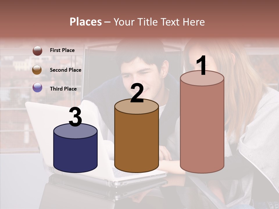 Surfing People  PowerPoint Template