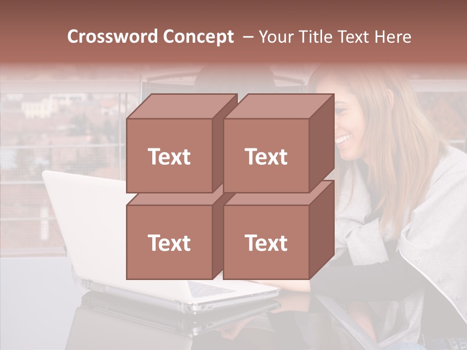 Surfing People  PowerPoint Template