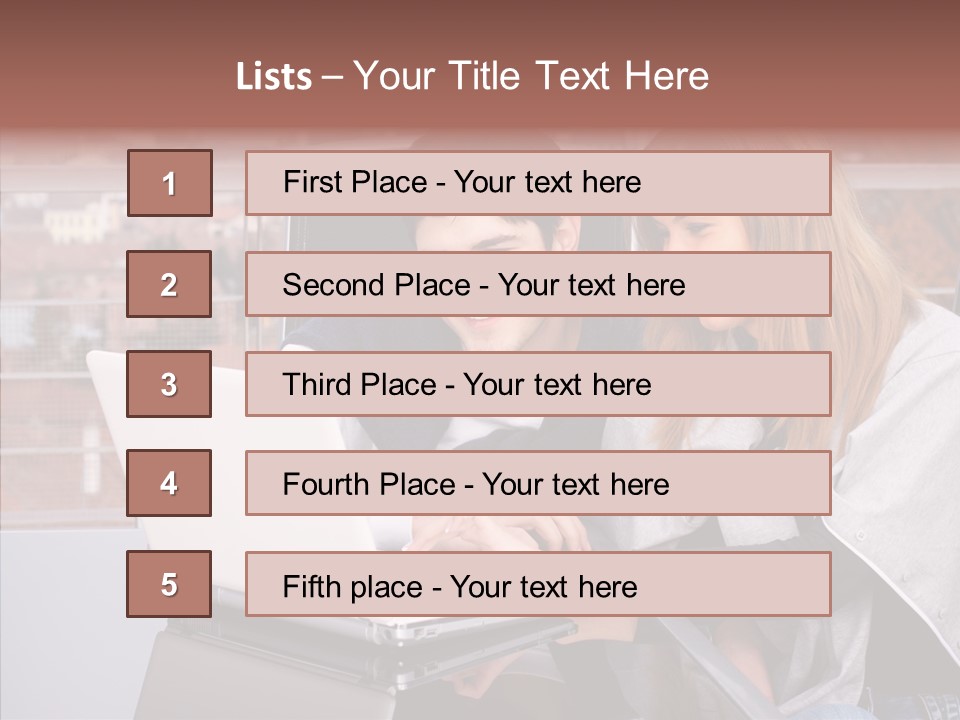 Surfing People  PowerPoint Template