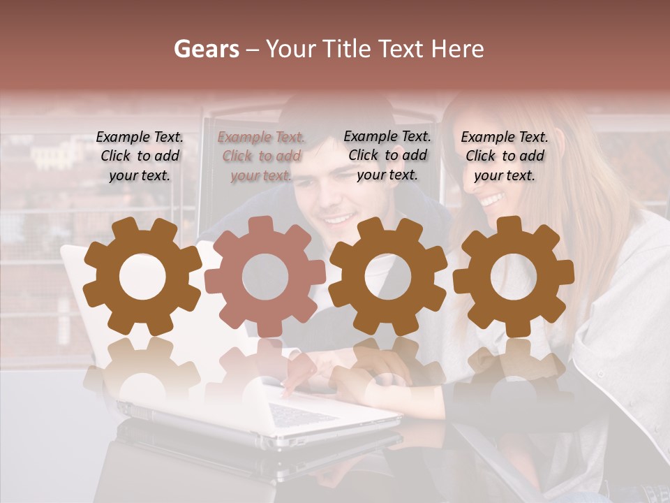 Surfing People  PowerPoint Template