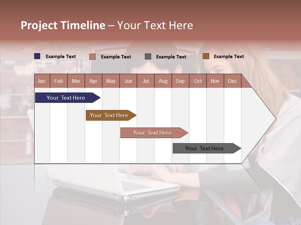Surfing People  PowerPoint Template