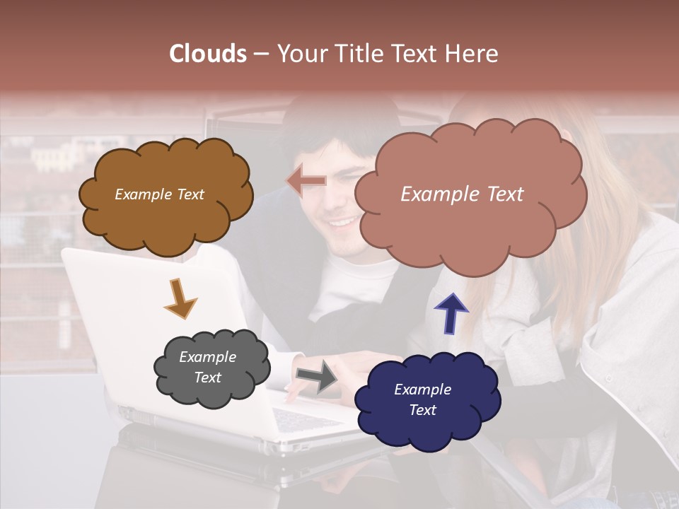 Surfing People  PowerPoint Template