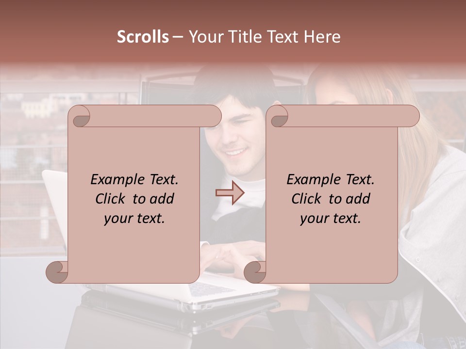 Surfing People  PowerPoint Template