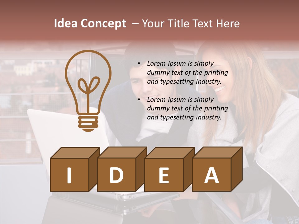 Surfing People  PowerPoint Template