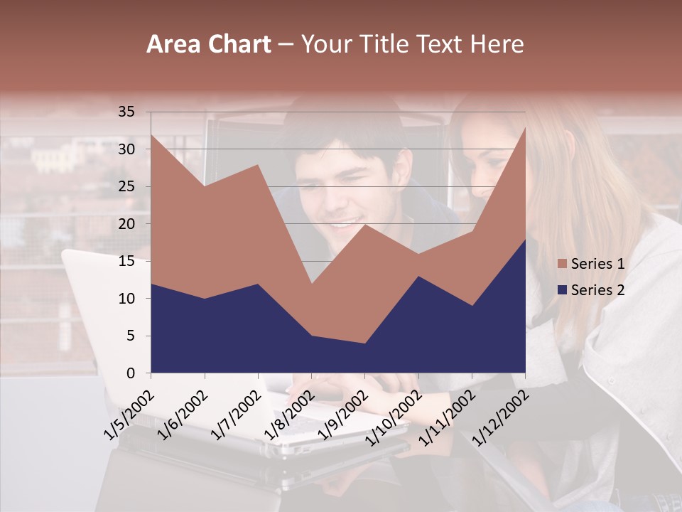 Surfing People  PowerPoint Template