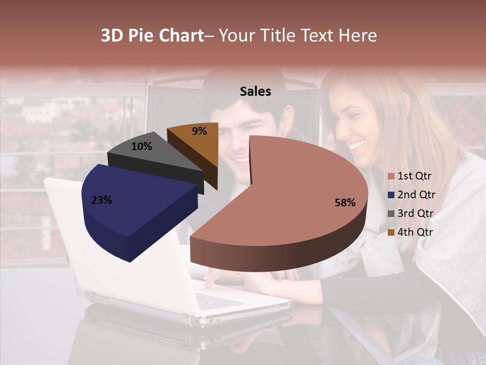 Surfing People  PowerPoint Template