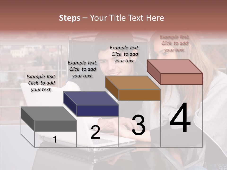 Surfing People  PowerPoint Template