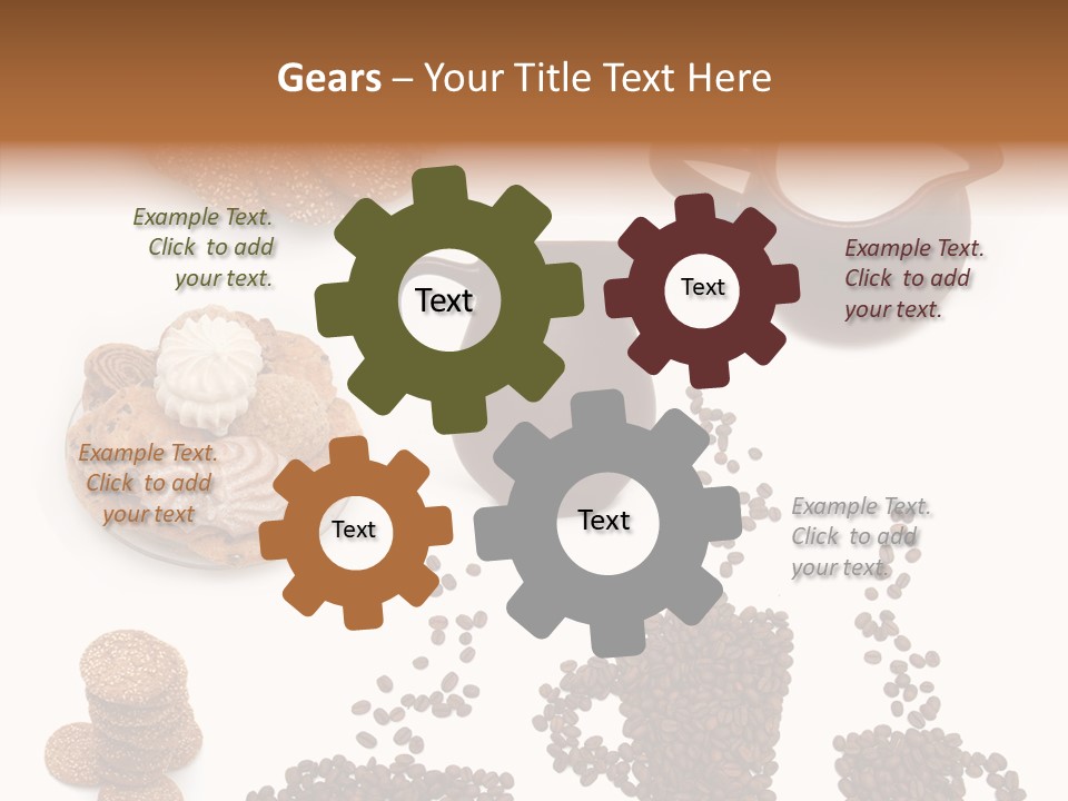 Sweet Green Round PowerPoint Template