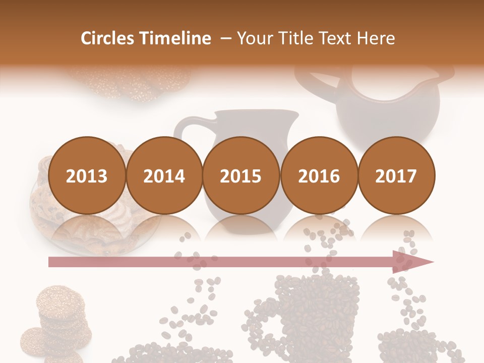 Sweet Green Round PowerPoint Template