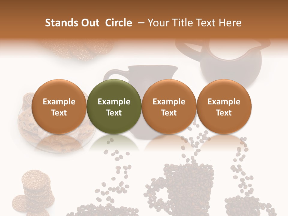 Sweet Green Round PowerPoint Template