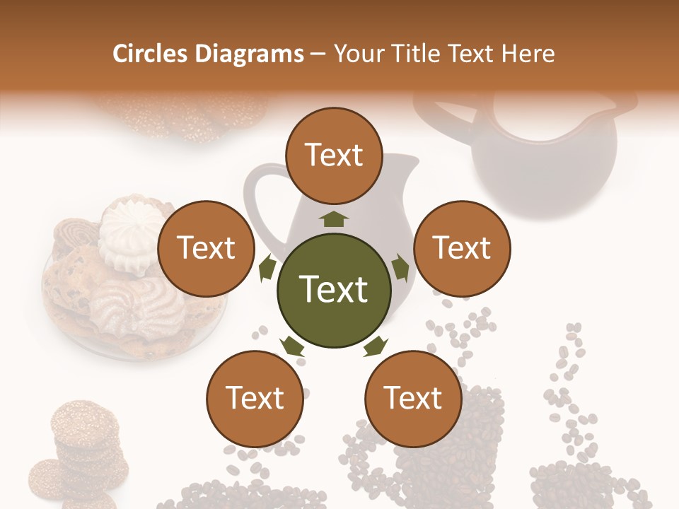 Sweet Green Round PowerPoint Template