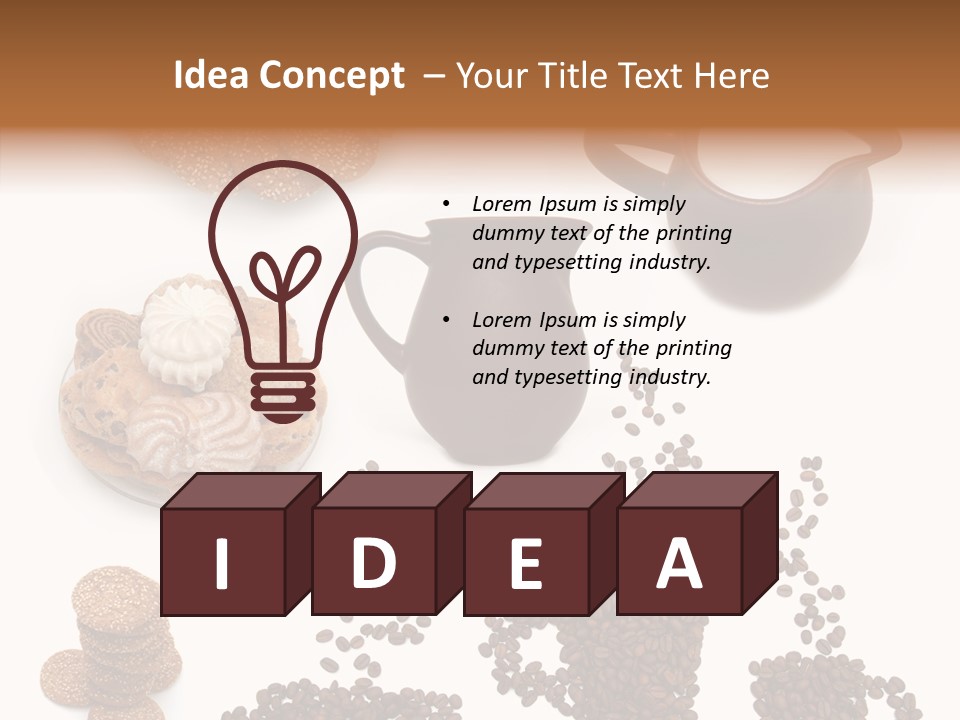 Sweet Green Round PowerPoint Template