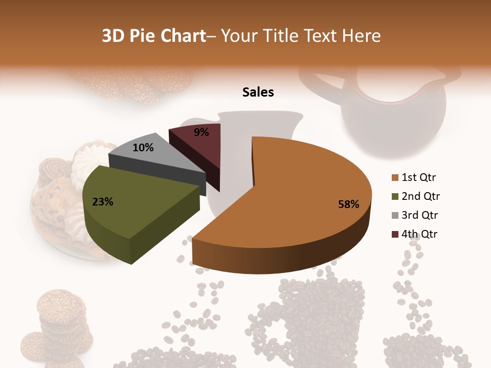 Sweet Green Round PowerPoint Template