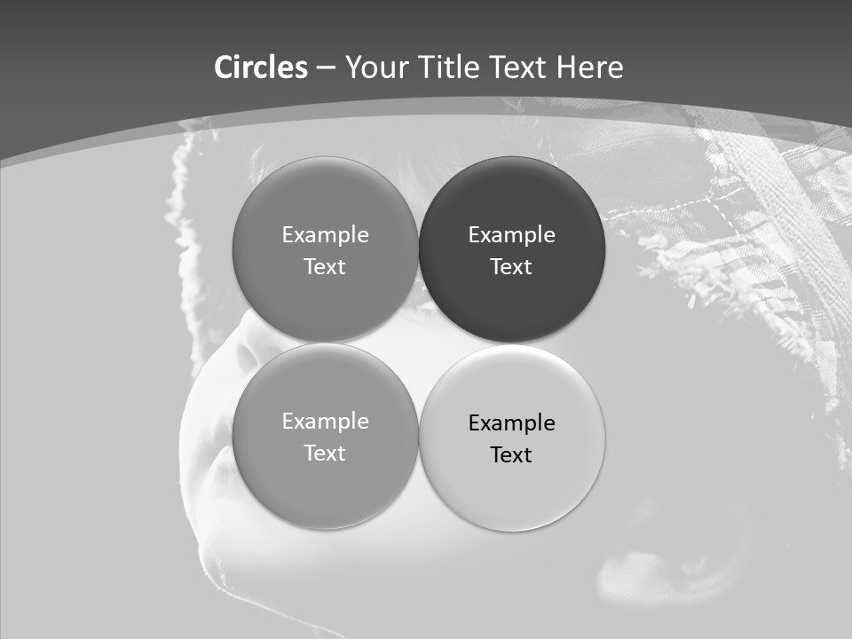 Child Face Hate PowerPoint Template