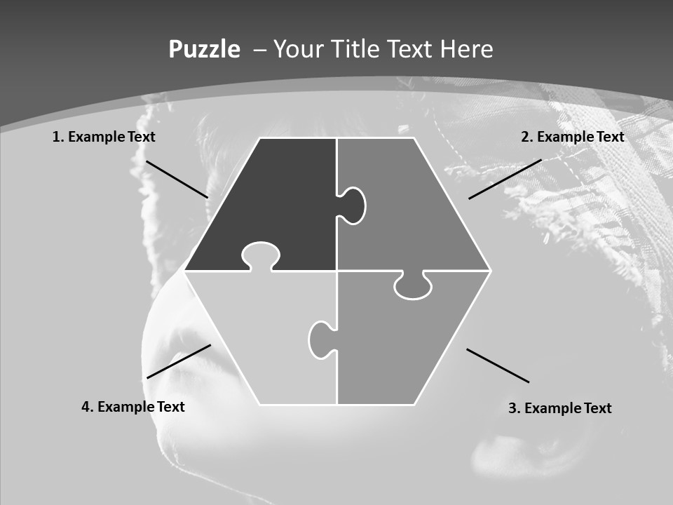 Child Face Hate PowerPoint Template