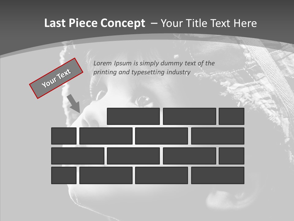 Child Face Hate PowerPoint Template