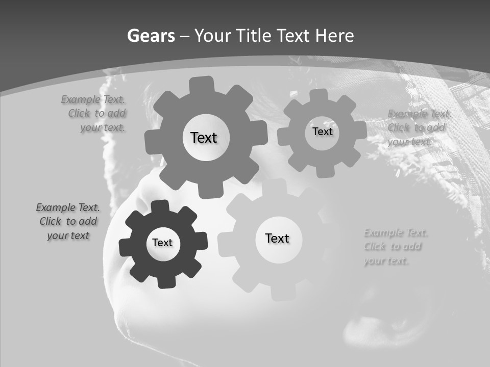 Child Face Hate PowerPoint Template