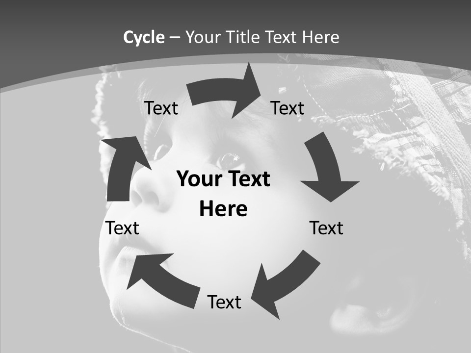 Child Face Hate PowerPoint Template