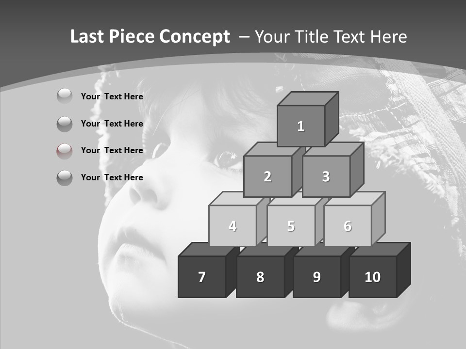 Child Face Hate PowerPoint Template