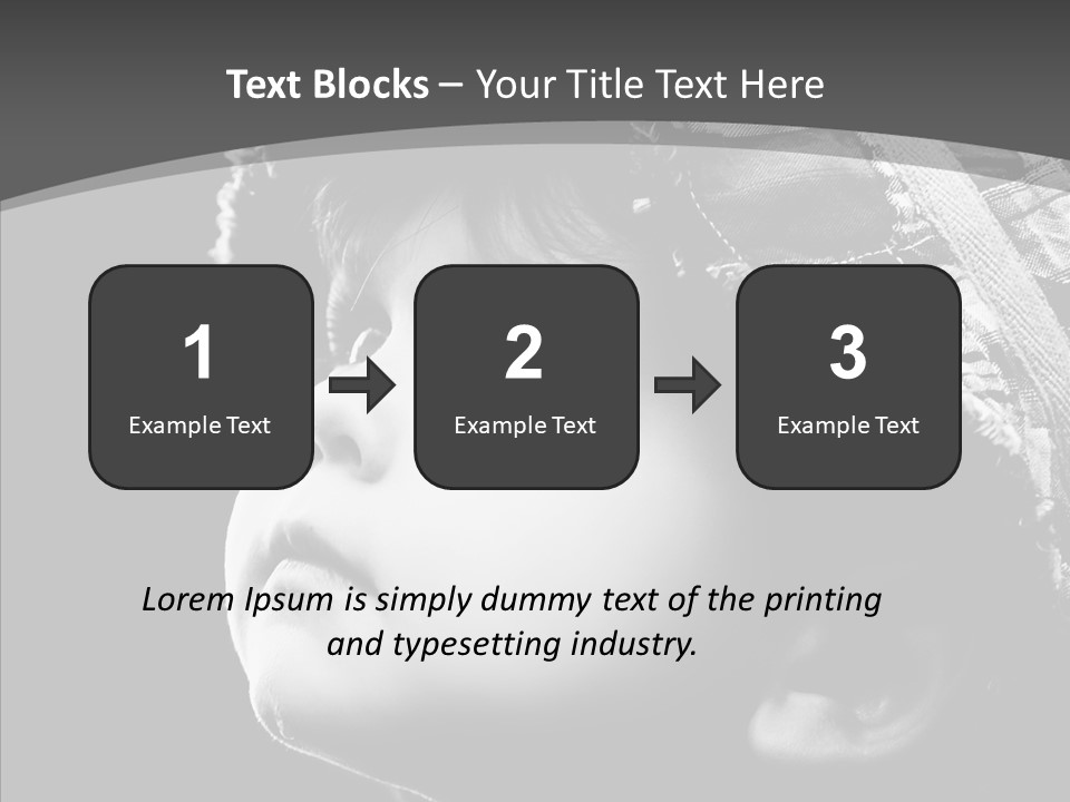 Child Face Hate PowerPoint Template
