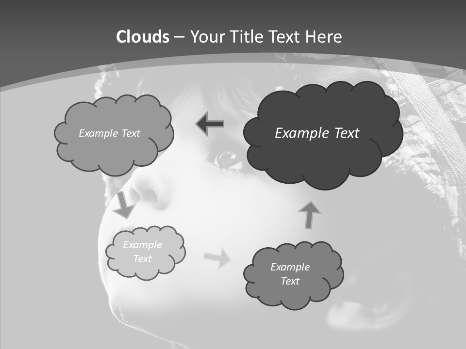 Child Face Hate PowerPoint Template