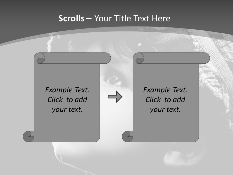 Child Face Hate PowerPoint Template