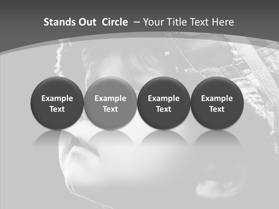 Child Face Hate PowerPoint Template