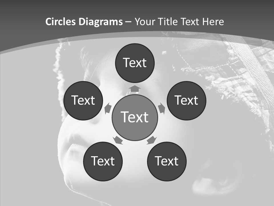Child Face Hate PowerPoint Template