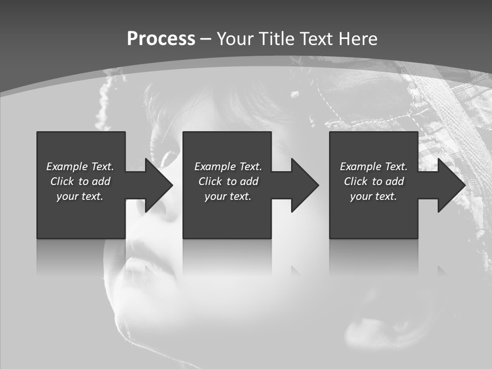 Child Face Hate PowerPoint Template