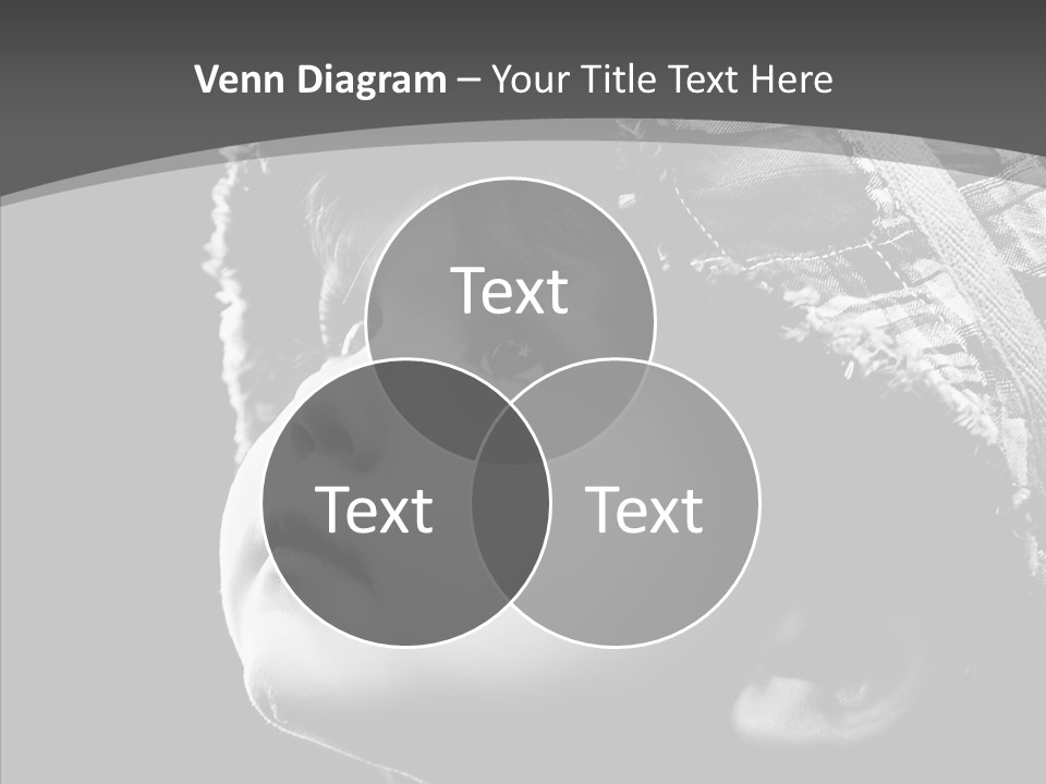 Child Face Hate PowerPoint Template