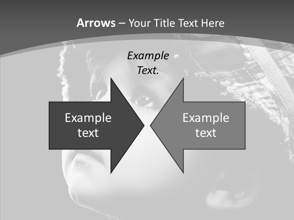 Child Face Hate PowerPoint Template