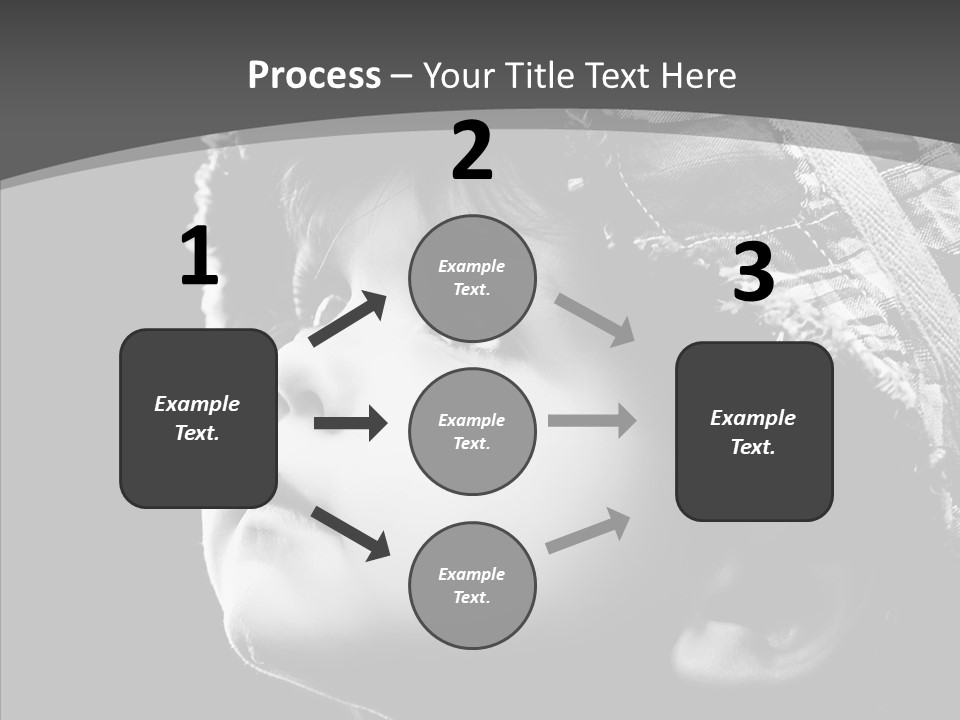Child Face Hate PowerPoint Template