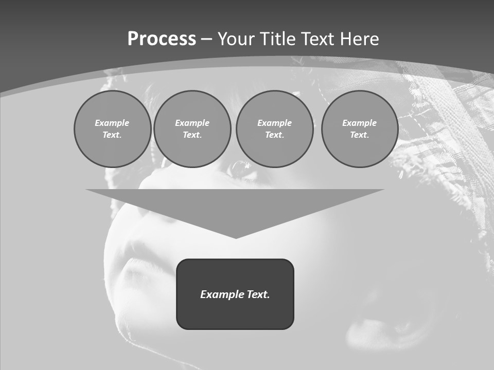 Child Face Hate PowerPoint Template