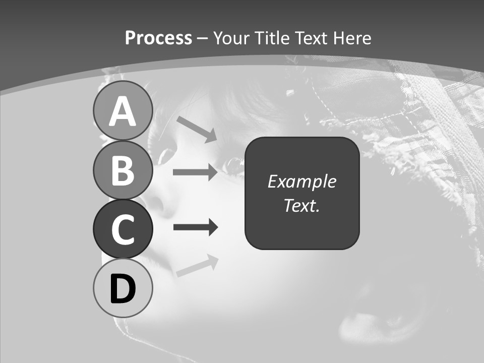 Child Face Hate PowerPoint Template