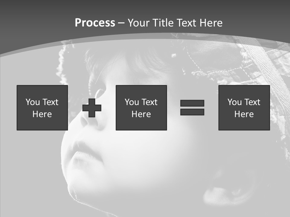 Child Face Hate PowerPoint Template