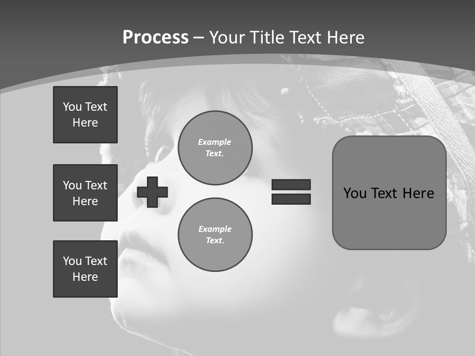 Child Face Hate PowerPoint Template