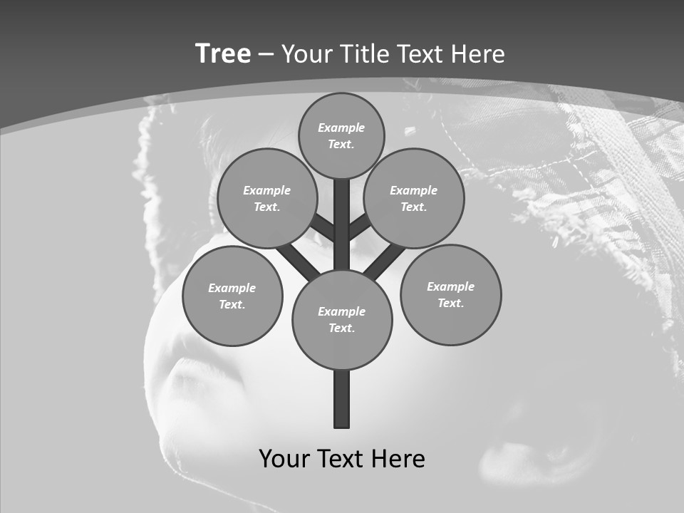 Child Face Hate PowerPoint Template