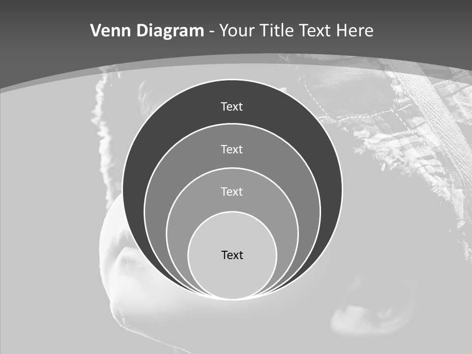 Child Face Hate PowerPoint Template