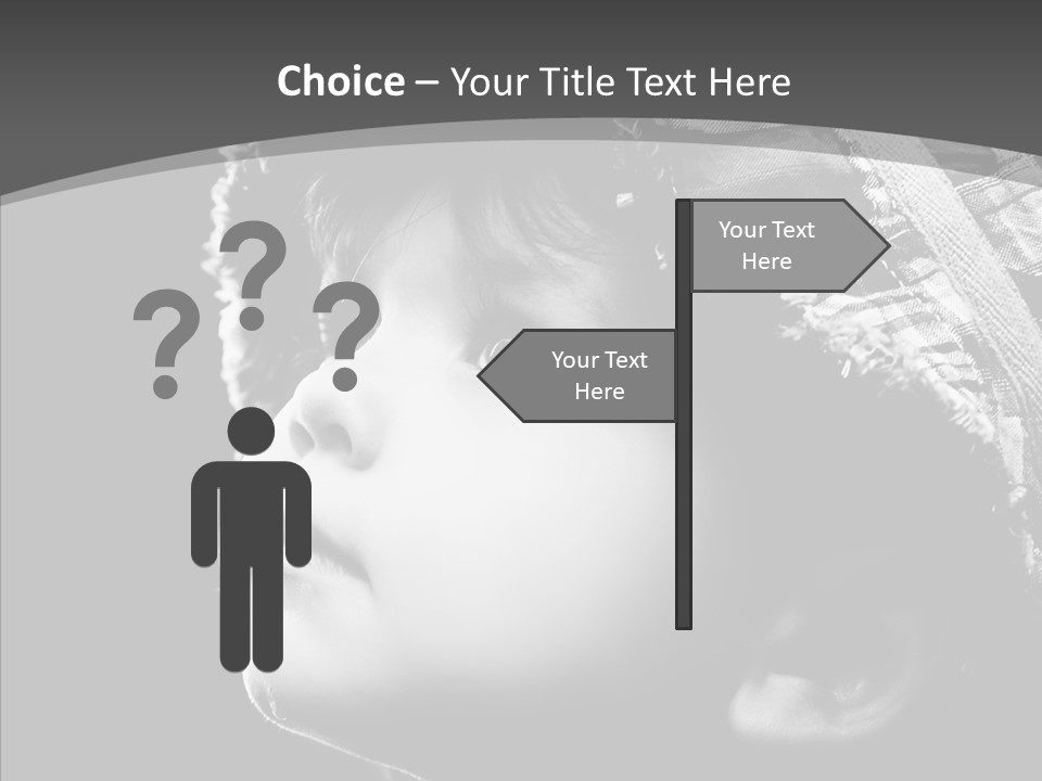 Child Face Hate PowerPoint Template