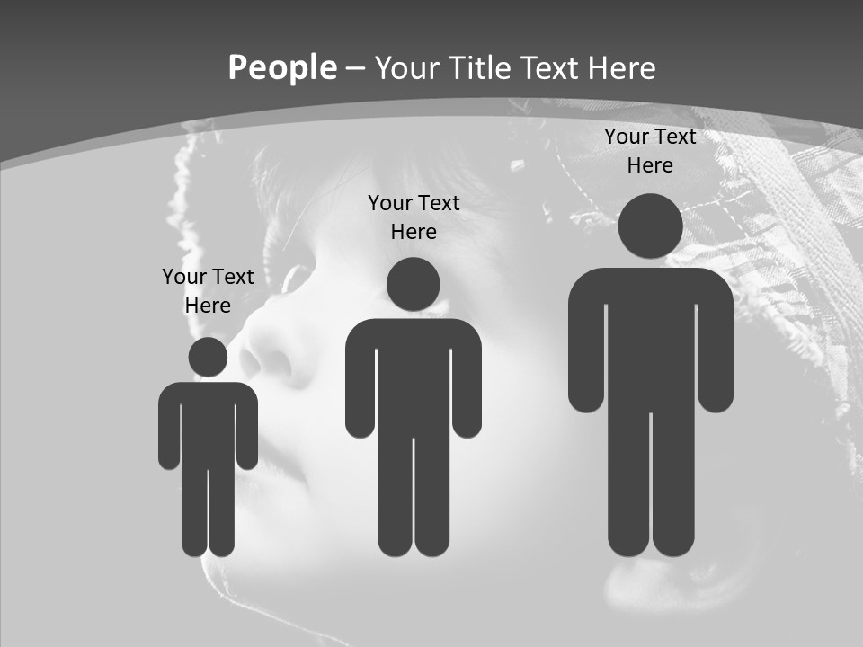 Child Face Hate PowerPoint Template